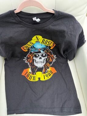 Black Short Sleeve Tour Tee - 1988 Graphic